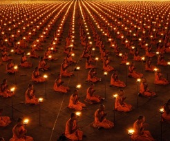 Boun Makha Bucha (Buddhist Sermon Day)